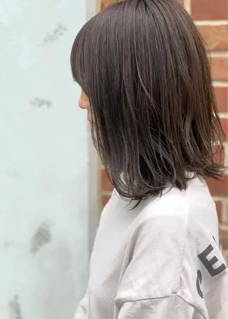 ミディアム カラー パーマ ヘアアレンジ 心斎橋/縮毛矯正/ 髪質改善　吉見勇亮のヘアスタイル