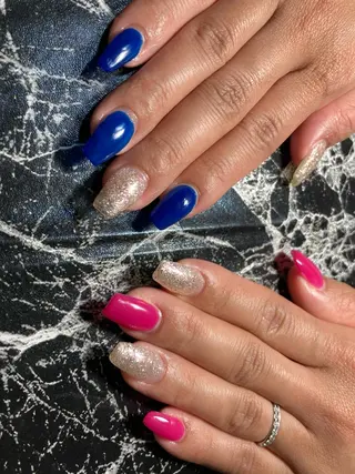 ミディアム ネイル ✴︎ Delightのネイルデザイン