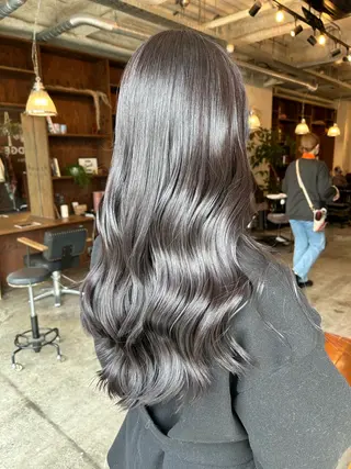 セミロング カラー the BRIDGE 加藤みのりのヘアスタイル