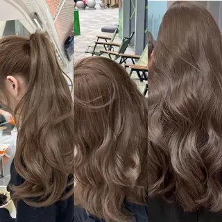 ロング MASHU韓国ヘア/ レイヤー/透明感カラのヘアスタイル