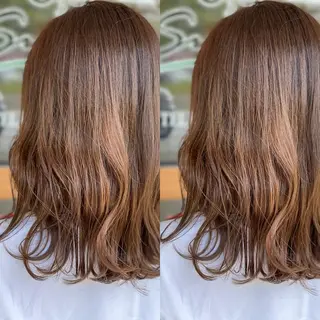 ロング カラー Snaly カラー特化ページのヘアスタイル