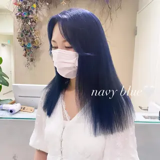 セミロング カラー ブリーチなしWカラー 🎀韓国ヘア/amiのヘアスタイル