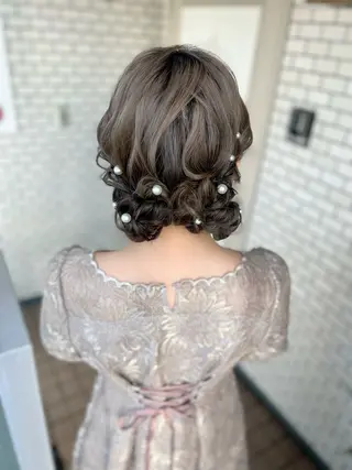 ヘアアレンジ 大人可愛いヘアメイク 💋🧚‍♀️しずかのヘアスタイル