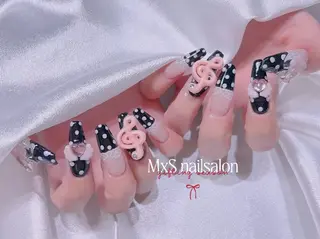 ネイル MxS Nail 【長さだし/フィルイン/マグネット/ワンホンネイル/韓国ネイル/パラジェル】所属・M×S Nail みなのネイルデザイン