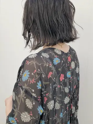 ショート カラー ノグチ ユウキ/ボブのヘアスタイル