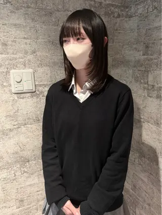 ミディアム カラー mai / linoah˚✧のヘアスタイル