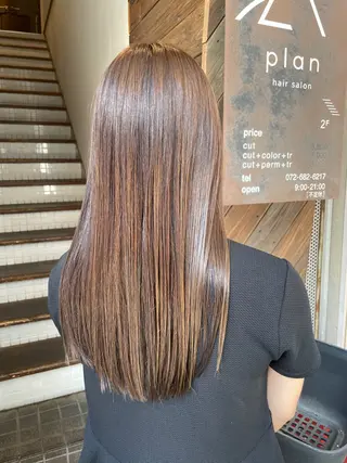 ロング plan高槻JR駅前店所属・plan maiのヘアスタイル