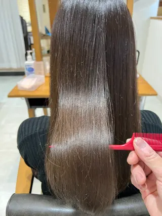 ロング カラー LucksiMie 銀座店所属・【韓国　レイヤー 髪質改善✨】かずのヘアスタイル