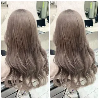 ロング 🦋ハイトーン🦋 石山 希理🦋のヘアスタイル