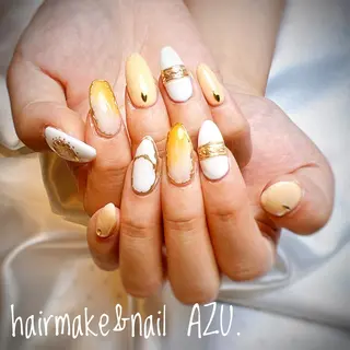ネイル hair&nail ROOTS所属・ﾍｱﾒｲｸ&ﾈｲﾙ ♥️Azuのネイルデザイン