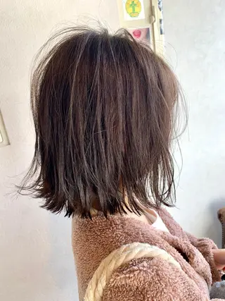 ミディアム カラー メンズヘア/レイヤー /ボブ山内春輝のヘアスタイル