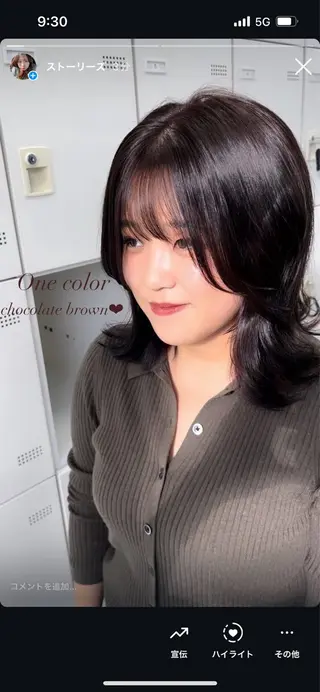 セミロング ♡ナチュラルガーリー ♡ベージュ♡RINAのヘアスタイル