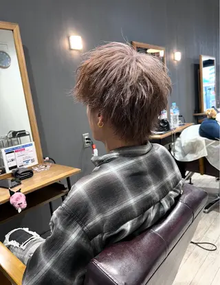 カラー メンズ 郡山メンズ特化 KIZUNAのヘアスタイル
