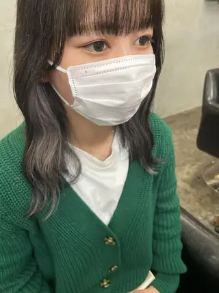 カラー MaisonHALU 松浦光咲のヘアスタイル