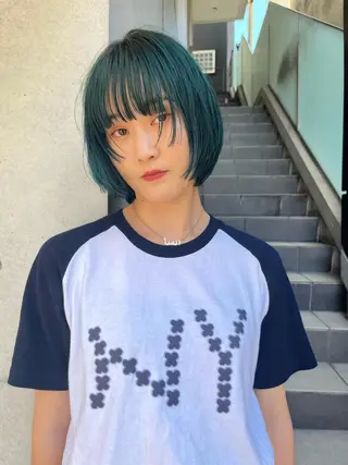 ショート くせ毛カットとパーマ /美容室難民の方是非のヘアスタイル