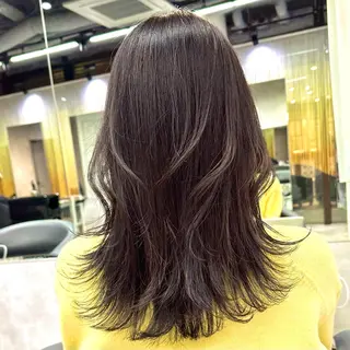 ミディアム カラー fullbloom hair&spa所属・DAIKIベージュ 🍂レイヤーカットのヘアスタイル