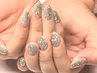 ミディアム AQUA nailのネイルデザイン