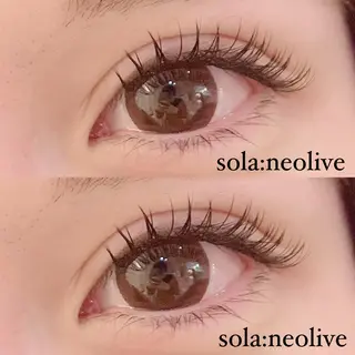 マツエク・マツパ sola: neolive山崎のマツエク・マツパデザイン