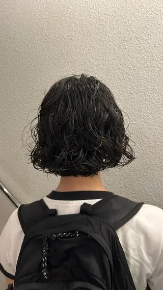 ミディアム パーマ 🌿ボブ パーマ高橋啓太🌿のヘアスタイル