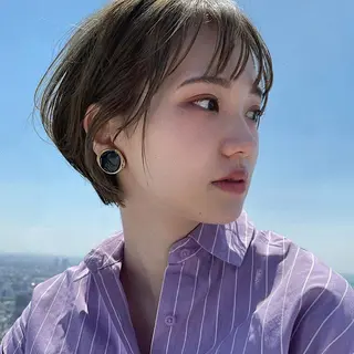 ショート カラー 🉐レイヤー/塩見 弘樹🉐渋谷のヘアスタイル