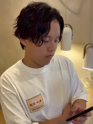 パーマ メンズ メンズパーマ／長岡 坂口祥貴のヘアスタイル