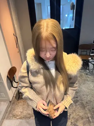 ロング カラー クキノケイカ /暖色カラーのヘアスタイル