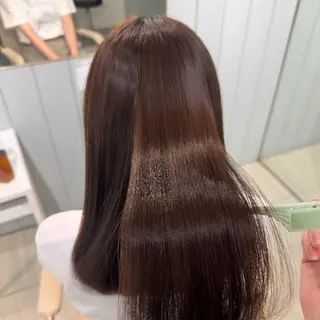 ロング カラー パーマ 韓国ヘア/髪質改善 /natsuki🧸のヘアスタイル