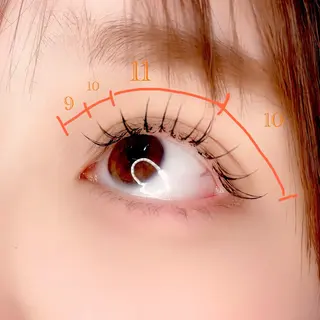 マツエク・マツパ Morganite 🦋 ÿui 🦋のマツエク・マツパデザイン