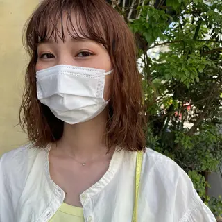 ミディアム 韓国ヘア🦋 MIYUのヘアスタイル