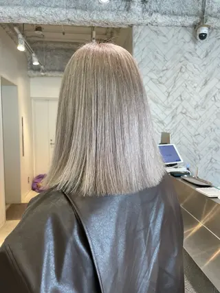 カラー EIGHT　樹梨 ／韓国ヘア🩶のヘアスタイル