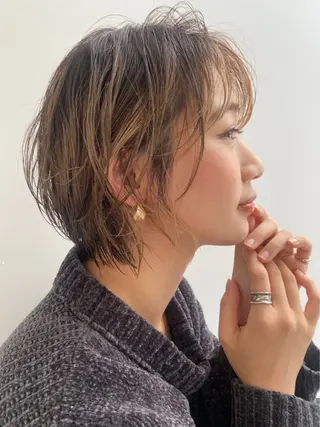 ショート カラー AVANCE.光明池所属・megumi ⭐︎のヘアスタイル