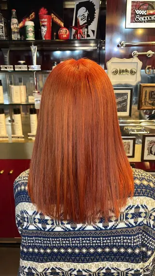 ミディアム デザインカラー/ ブリーチ/コーンロウのヘアスタイル