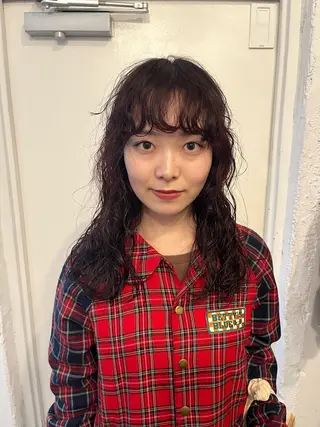 セミロング ✴︎UNU ✴︎モエカのヘアスタイル