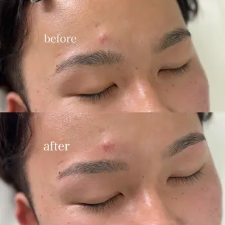 メンズ アイブロウ jiem5 𝐦𝐚𝐧𝐚🎀のマツエク・マツパデザイン