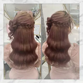 ロング ヘアアレンジ ヘアセット/着付け 𓇼 松本 夏美𓇼のヘアスタイル