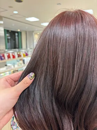 カラー 🎀暖色カラー/透明 感カラー/ひな🎀のヘアスタイル