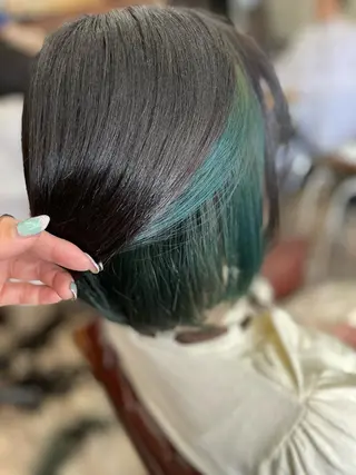 ミディアム カラー HAIR MAKE Avalon 橋本店所属・💎白髪染めも対応 🙆👌山本明菜のヘアスタイル