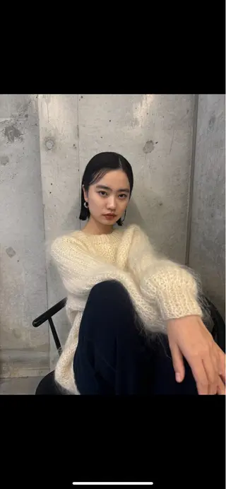 ミディアム ヘアアレンジ Qin shaire salon 原宿所属・🌿パーマ/ボブ/ レイヤー/Mikiのヘアスタイル