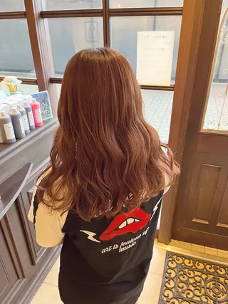 ロング 🧡ミルクティー/ レイヤー🧡ショウナのヘアスタイル