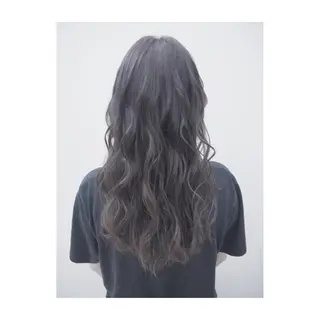 ロング カラー 永岡 鉄平のヘアスタイル