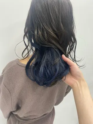 セミロング カラー ヒラノホナミ 🫧髪質改善🫧のヘアスタイル