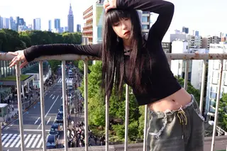 ロング SHIN レイヤー‪‪カットのヘアスタイル