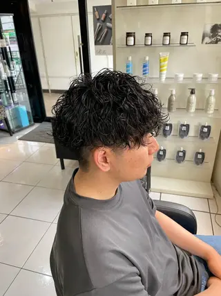 ショート カラー パーマ メンズ 🔥お値段以上🔥 メンズ特化たかひろのヘアスタイル