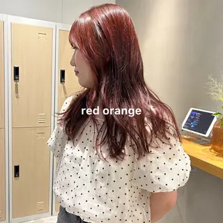 カラー 暖色カラー推し/ トヤエリコのヘアスタイル