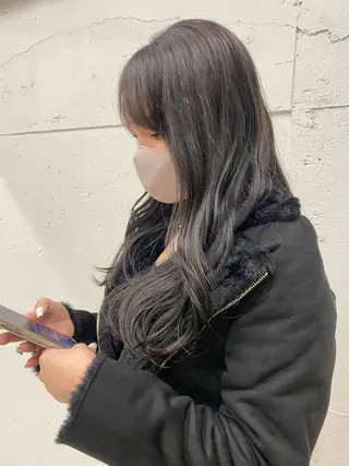 ロング カラー tama /カットモデルのヘアスタイル