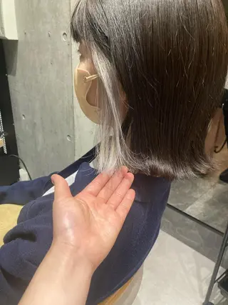 ショート ✨色持ちの良い艶 カラー✨蟹江真世のヘアスタイル