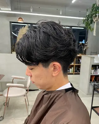 パーマ メンズ 【メンズ特化】 イマダナツミのヘアスタイル