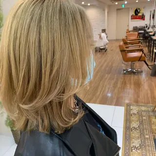 セミロング 【韓国風くびれヘア】 joule小木曽輝のヘアスタイル