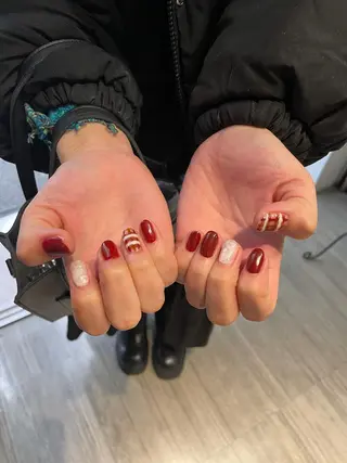 ネイル 束感まつ毛/ネイル/ LED♥KIRARAのマツエク・マツパデザイン