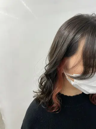 ミディアム 🌟髪質改善ケアカラ ー美髪縮毛矯正y🌟のヘアスタイル